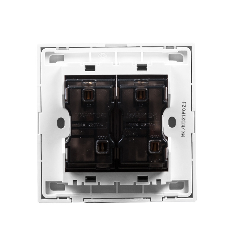 二位双联双开双控带吊扇电风扇调速开关接线图