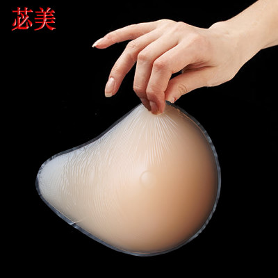 苾美 二合一硅胶假乳房义乳专用裹胸送硅胶义乳 术后专用 假乳房买一