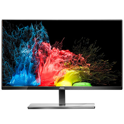 冠捷aoc i2379vhe 23英寸ah-ips广视角窄边框爱眼不闪屏电脑显示器