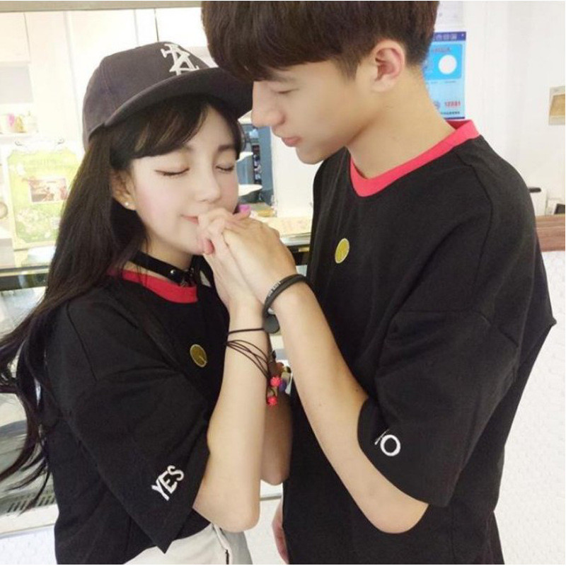 林弯弯情侣短袖t恤男2017潮韩版潮情侣装2017夏季新款潮学生