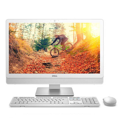 戴尔（DELL) 灵越ins3452-5248W 23.8英寸灵越一体机电脑（四核J3160 4G 500G DVD）白