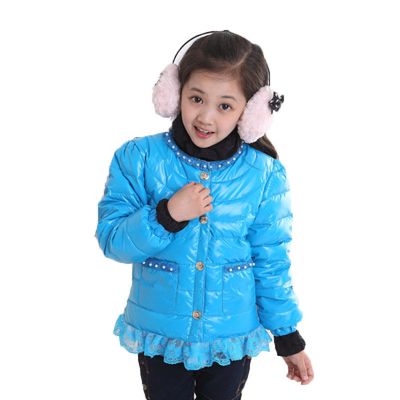 女童羽绒服童装羽绒服儿童装羽绒服公主外套