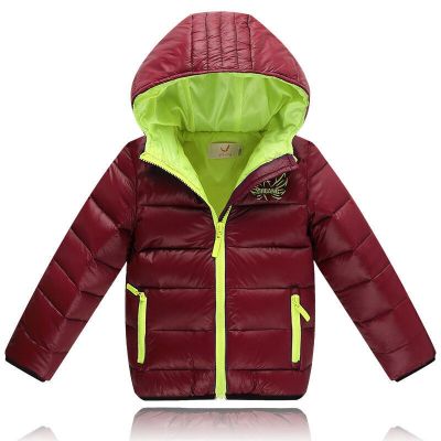 童装羽绒服男女童荧光加厚羽绒服外套