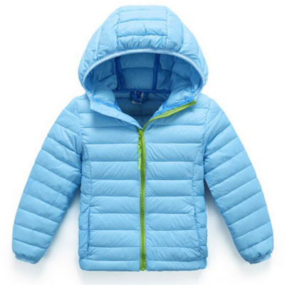 运动户外儿童羽绒服宝宝羽绒服轻薄羽绒服2017拼色中小童男女童羽绒服J565C