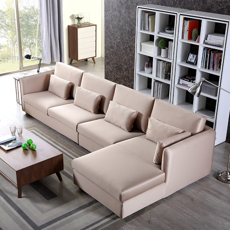 左右布艺沙发 现代简约布艺沙发 小户型客厅沙发组合 dzy3103