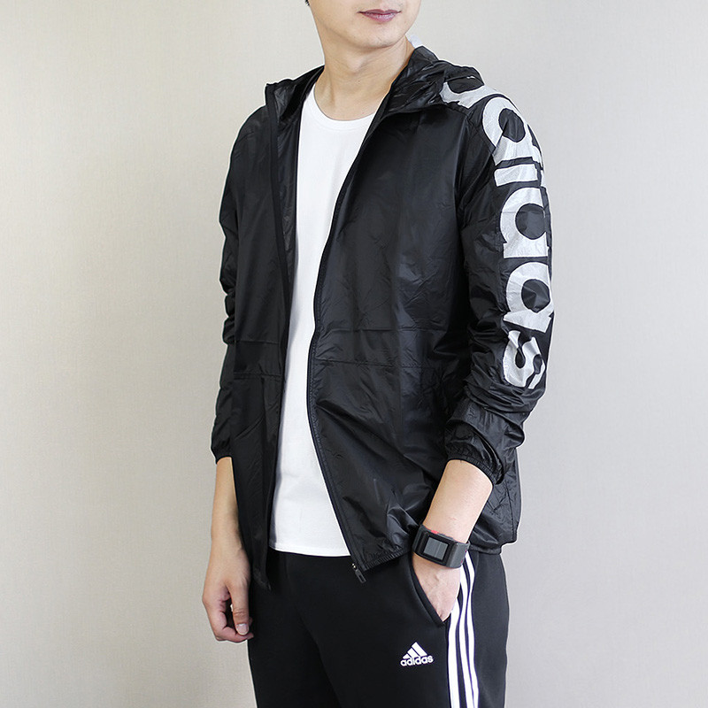 男装 训练运动休闲连帽茄克外套bk3266 bk3267 bk3293