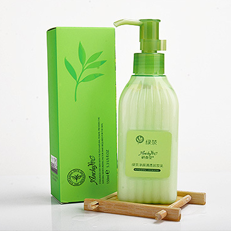 研春堂绿茶净颜清透卸妆乳 150ml 温和洁面深层清洁收缩毛孔面部清洁
