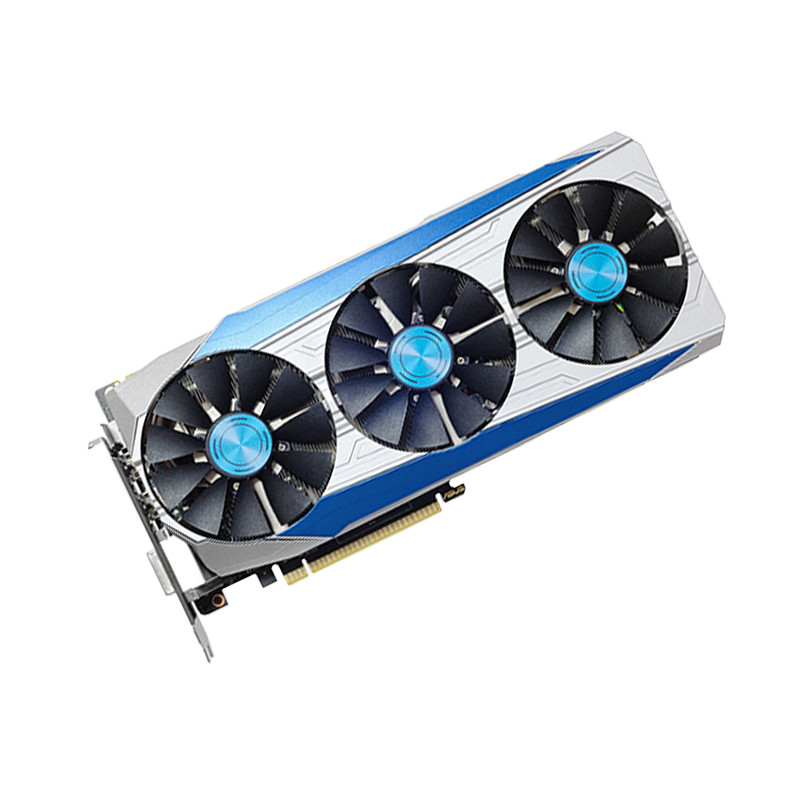 华硕(asus)dragon gtx1070-o8g显卡 华硕非公版龙骑士三风扇