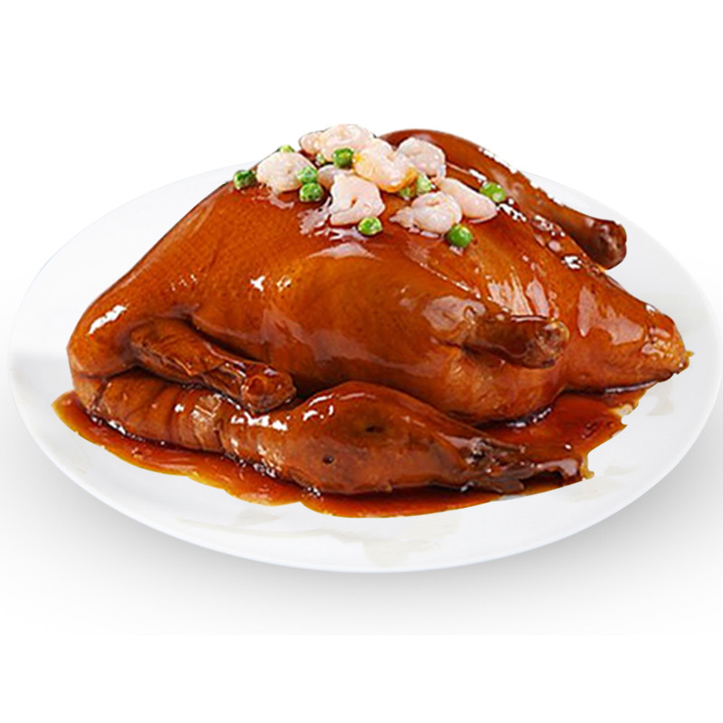 上海新雅糯米八宝鸭800g/袋 特色熟食卤味家庭方便菜开袋即食