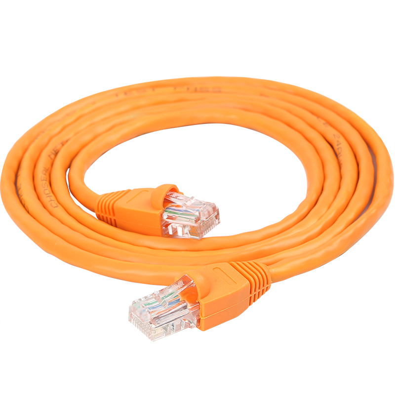 秋叶原(choseal) 超五类网线跳线电脑网络跳线网络线橙色 30米 qs5401