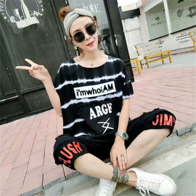 薇侣2017新品实拍欧洲站夏女欧货潮牌大T百搭帅酷潮流时尚