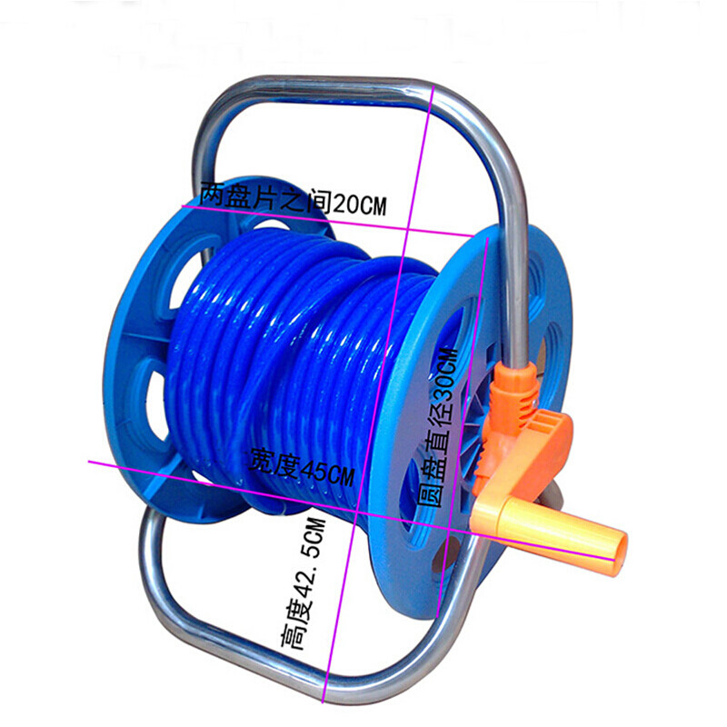 手搖卷管器手動回收pu夾紗氣管軟管盤簡易水管車卷盤氣鼓軸空盤可繞30