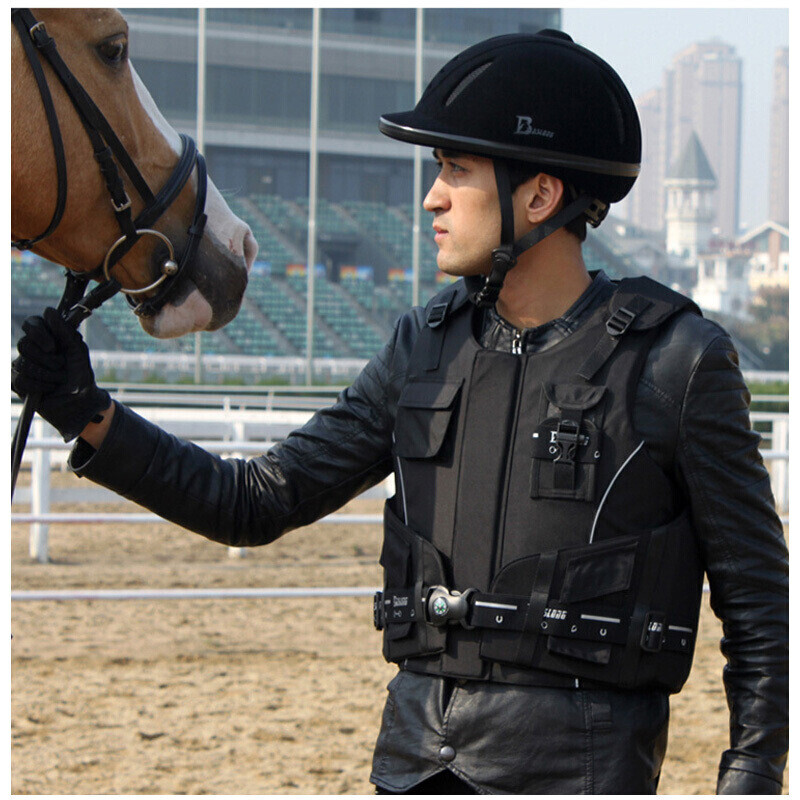 马具马术骑马防护背心护甲缓冲减震松紧可调安全舒适bcl21951