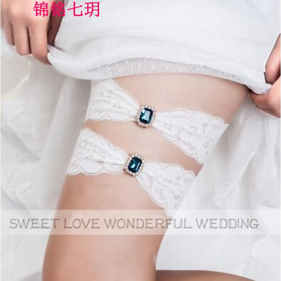 锦铭七玥厂 新娘袜带 工艺 性感蕾丝吊袜带 腿环腿圈腿套 戒枕