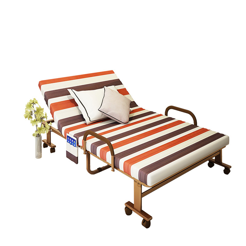 折叠床午睡床单人双人床办公室午休床家用简易床折叠床成人