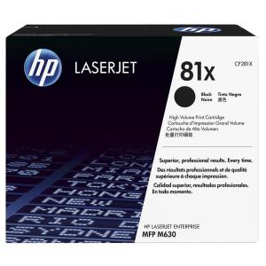 惠普(HP)CF281X 大容量黑色硒鼓 81X (适用LaserJe M605x/dn M606 M630h/f/z) 【CF281X(81X)/黑色25000页】