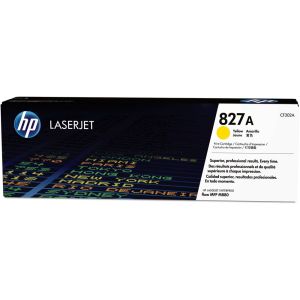 惠普(HP)827A 黄色碳粉盒 CF302A(适用LaserJet Enterprise flow M880z) 【827A(CF302AC)/黄色碳粉盒】