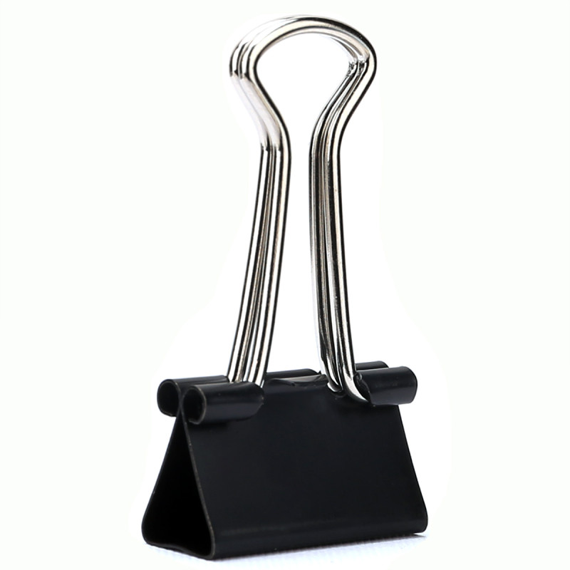 得力deli8565长尾票夹燕尾夹凤尾夹长尾夹白钢夹票夹学生办公文具用品