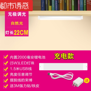 大学生宿舍灯管神器led护眼台灯学习寝室书桌USB阅读充电灯毙30CM单档自然其他都市诱惑