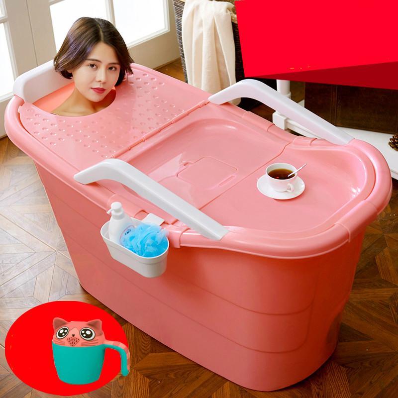 成人浴桶大号浴盆加厚塑料儿童洗澡桶沐浴桶浴缸家用泡澡桶洗澡桶浴桶