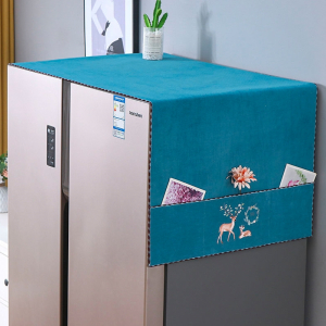 阿斯卡利(ASCARI)冰箱顶盖布罩滚筒洗衣机罩微波炉单双开门冰箱罩盖巾