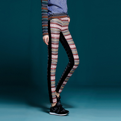 冬季高腰羽绒裤女外穿显瘦鸭绒裤加厚大码女士双面裤女