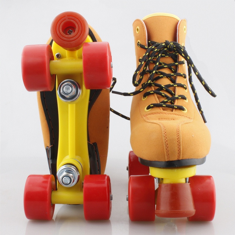 新品新款溜冰鞋成人 双排轮儿童四轮旱冰鞋初学者男女闪光轮