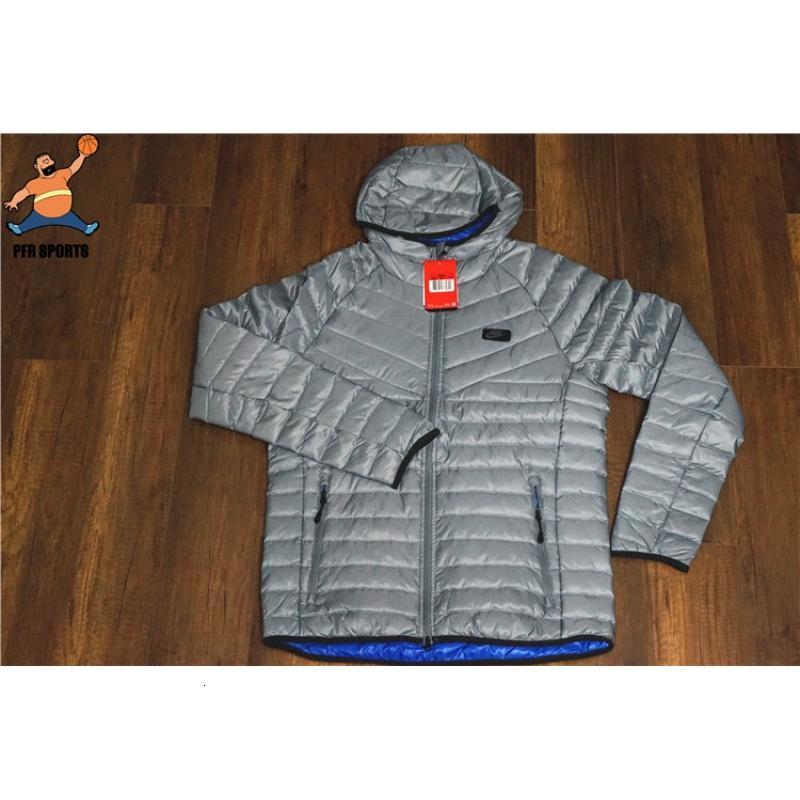 【胖飞人】 冬款 550蓬松 灰鸭绒连帽羽绒服 -010