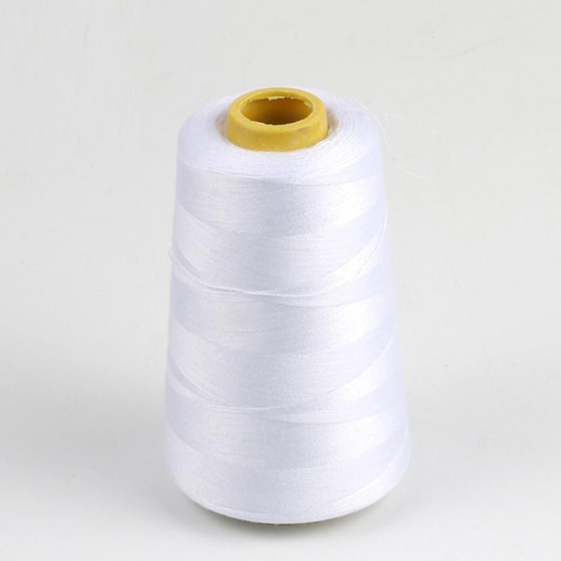 缝衣线缝纫线缝纫机针线涤纶线宝塔线402家用手缝线彩色白线-粉红