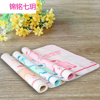 锦铭七玥新生宝宝隔尿垫2017新款婴儿防水尿垫透气男女童尿垫纯棉床上用品