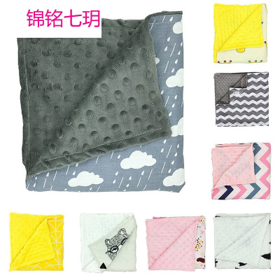 锦铭七玥2016欧美热卖儿童毯子儿童欧美抱毯 毛毯儿童外贸毯Minky Blanket