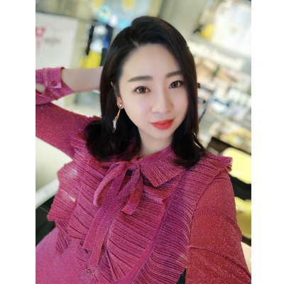 新款式情人节小仙女专属MB胖仙女大码女lingbling荷叶边压褶连衣裙-定制款