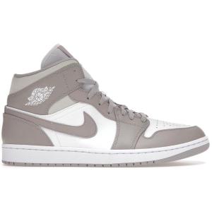 [限量]耐克 AJ1男鞋Jordan 1 Mid Linen 缓震透气缓震 运动实战篮球鞋男554724-082