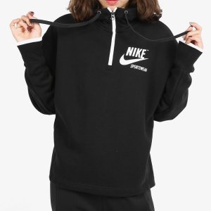 Nike耐克2019新款 SPORTSWEAR ARCHIVE 女子运动连帽套头衫卫衣外套连帽衫AJ7374-010 Z