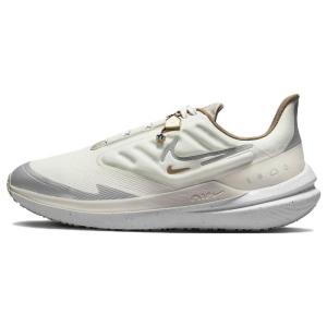 Nike 耐克 Zoom Winflo 9 潮流百搭 织物减震防滑 低帮 休闲跑步鞋 女款 白色 FB1863-101