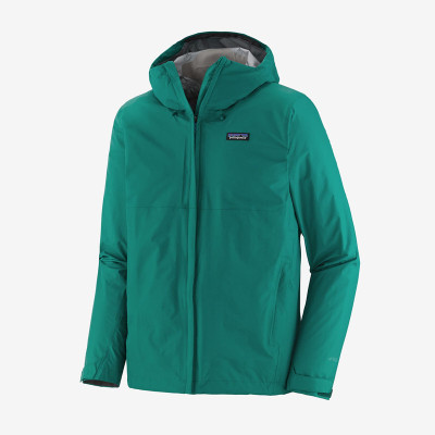 官方正品 Patagonia巴塔哥尼亚 Torrentshell 3L 轻便耐磨防水透气冲锋衣夹克 Green绿色 M码