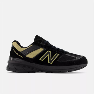 [官方正品] 新百伦(New Balance)男女鞋 990v5系列 男子运动鞋时尚耐磨跑步鞋 男女款黑色M990BH5