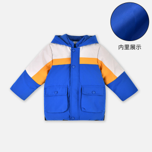 [1件3.5折:242元]铅笔俱乐部秋冬新款男小童羽绒服儿童中长款保暖外套宝宝上衣
