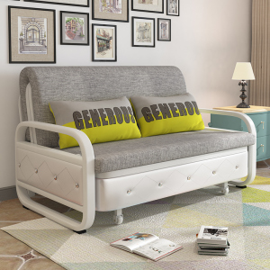 沙发床两用可折叠小户型多功能客厅双人1.8米书房1.5单人布艺简易