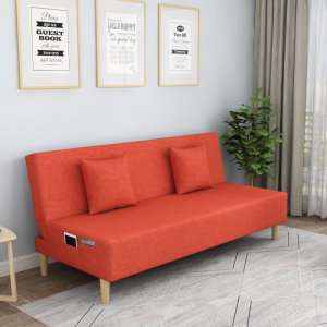 折叠沙发床两用小户型客厅双人网红款多功能单人坐睡简易闪电客布艺沙发