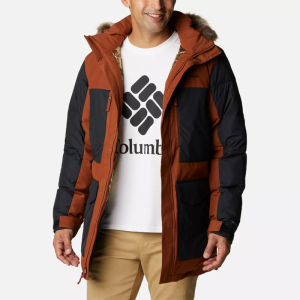 哥伦比亚(Columbia) Marquam系列 轻量保暖 舒适透气派克大衣 可拆卸毛领 男士羽绒服
