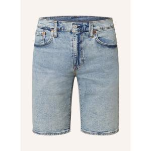 Levi's男士短款牛仔裤短裤 口袋拉链设计软质牛仔布