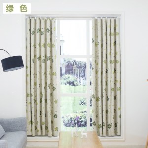 家柏饰(CORATED)简易窗帘成品遮光窗帘免打孔安装出租屋宿舍小短卧室伸缩杆窗帘布