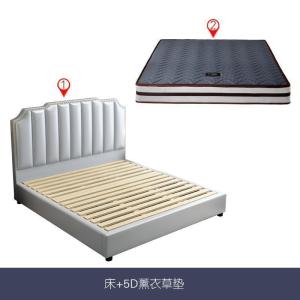 森美人港式轻奢床双人床婚床主卧小户型软床 现代简约床