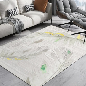 美帮汇地毯客厅北欧式现代简约抽象茶几沙发家用欧式满铺可机洗定制地毯