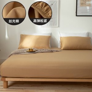 美帮汇全棉床笠单件床垫保护罩防尘罩1.8m棕垫套全棉床单床包定制床罩套