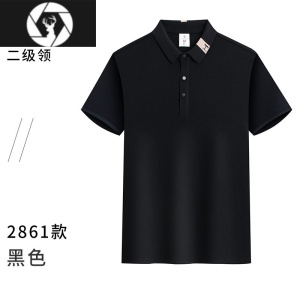 HongZun夏季冰丝衫工作服定制翻领短袖男企业文化衫工装刺绣印字logo