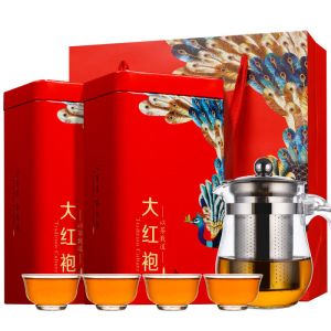 赛卡伊 [赠一壶四杯]新茶大红袍茶叶礼盒装送礼红茶浓香型250g/500g