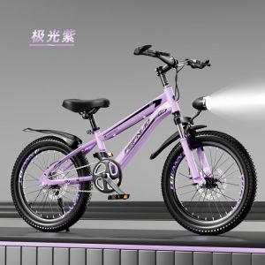 新款儿童山地自行车男女孩单车18-20-22-24寸碟刹变速山地车