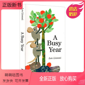 [正版新书]忙碌的一年 A Busy Year 英文原版绘本 四季变化 儿童英语启蒙图画故事书 Leo Lionni